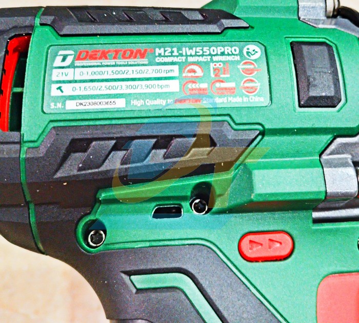 M&aacute;y siết bu l&ocirc;ng d&ugrave;ng pin 21V Dekton M21-IW550PRO (Kh&ocirc;ng bao gồm pin sạc)  DEKTON | Gi&aacute; rẻ nhất - C&ocirc;ng Ty TNHH Thương Mại Dịch Vụ Đạt T&acirc;m