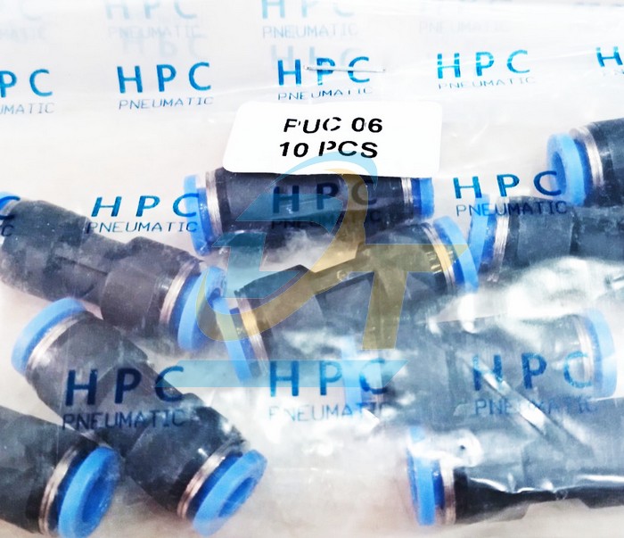 Nối hơi thẳng phi 6mm HPC PUC06  HPC | Gi&aacute; rẻ nhất - C&ocirc;ng Ty TNHH Thương Mại Dịch Vụ Đạt T&acirc;m
