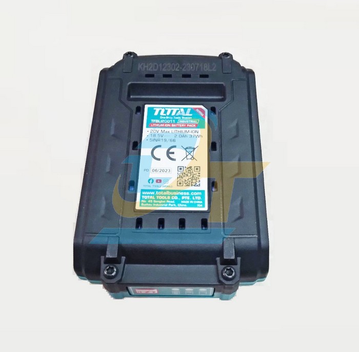 Pin 20V 2.0Ah Li-ion Total TFBLI20011  Total | Gi&aacute; rẻ nhất - C&ocirc;ng Ty TNHH Thương Mại Dịch Vụ Đạt T&acirc;m