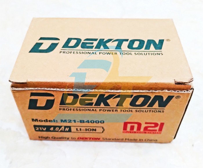 Pin Li-ion 21V 4.0Ah Dekton M21-B4000  DEKTON | Gi&aacute; rẻ nhất - C&ocirc;ng Ty TNHH Thương Mại Dịch Vụ Đạt T&acirc;m