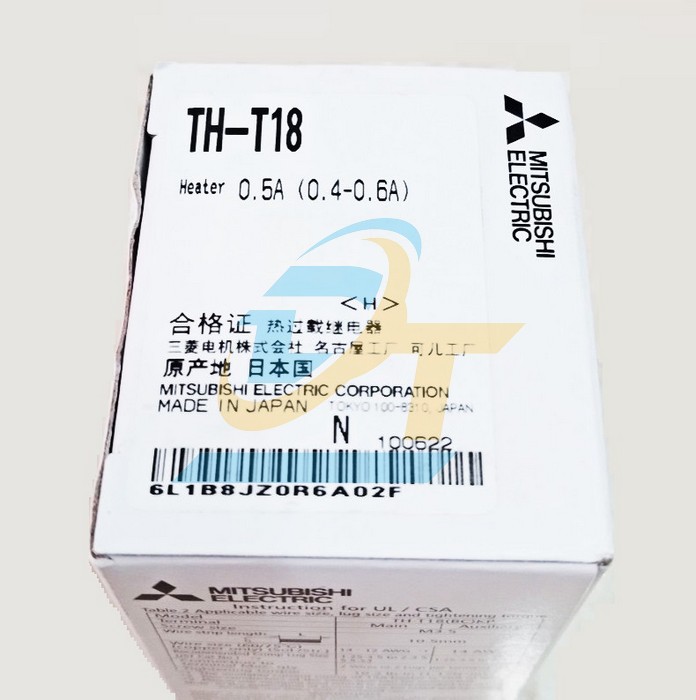 Relay nhiệt 0.4-0.6A Mitsubishi TH-T18 0.5A  MITSUBISHI | Gi&aacute; rẻ nhất - C&ocirc;ng Ty TNHH Thương Mại Dịch Vụ Đạt T&acirc;m