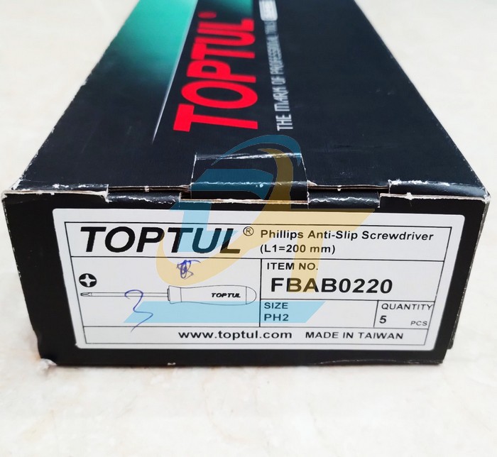 Tua v&iacute;t bake chống trượt PH2x200mm Toptul FBAB0220 FBAB0220 TOPTUL | Gi&aacute; rẻ nhất - C&ocirc;ng Ty TNHH Thương Mại Dịch Vụ Đạt T&acirc;m