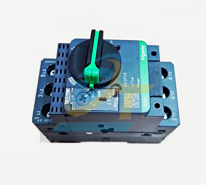 Cầu dao bảo vệ động cơ 2.5-4A Schneider GV2P08  SCHNEIDER | Gi&aacute; rẻ nhất - C&ocirc;ng Ty TNHH Thương Mại Dịch Vụ Đạt T&acirc;m