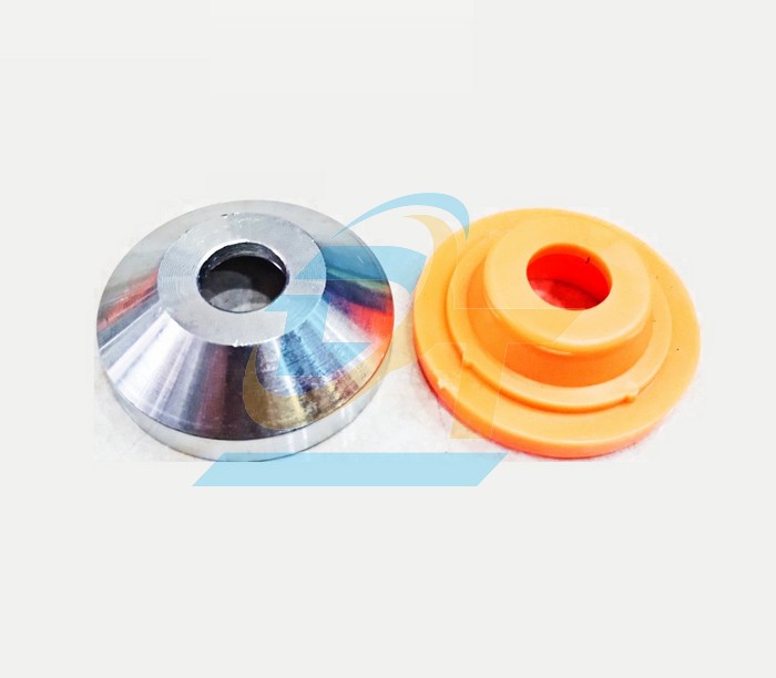 Ch&eacute;n tăng chỉnh mạ kẽm M20 (2 lỗ M12) đế cao su phi 100  VietNam | Gi&aacute; rẻ nhất - C&ocirc;ng Ty TNHH Thương Mại Dịch Vụ Đạt T&acirc;m