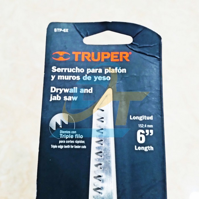 Cưa thạch cao c&aacute;n nhựa 6"/150mm Truper 18174 (STP-6X)  Truper | Gi&aacute; rẻ nhất - C&ocirc;ng Ty TNHH Thương Mại Dịch Vụ Đạt T&acirc;m