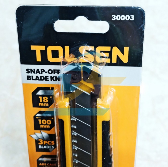 Dao rọc giấy 3 lưỡi 18x100 mm Tolsen 30003  Tolsen | Gi&aacute; rẻ nhất - C&ocirc;ng Ty TNHH Thương Mại Dịch Vụ Đạt T&acirc;m