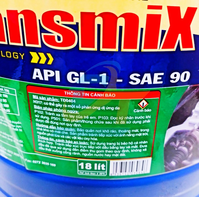 Dầu cầu truyền động cao cấp Mekong Transmix API GL-1-SAE 90 (Th&ugrave;ng 18L)  MEKONG | Gi&aacute; rẻ nhất - C&ocirc;ng Ty TNHH Thương Mại Dịch Vụ Đạt T&acirc;m