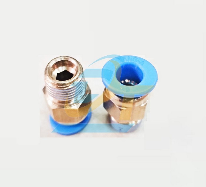 Đầu nối hơi thẳng ren ngo&agrave;i 9.6 ống 6 Sang-A GPC0601  SANG-A | Gi&aacute; rẻ nhất - C&ocirc;ng Ty TNHH Thương Mại Dịch Vụ Đạt T&acirc;m