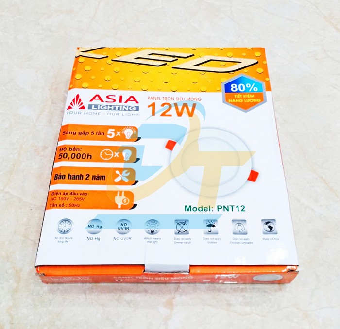Đ&egrave;n led Panel &acirc;m trần 12W 150-265V Asia PNT12W-T  ASIA | Gi&aacute; rẻ nhất - C&ocirc;ng Ty TNHH Thương Mại Dịch Vụ Đạt T&acirc;m
