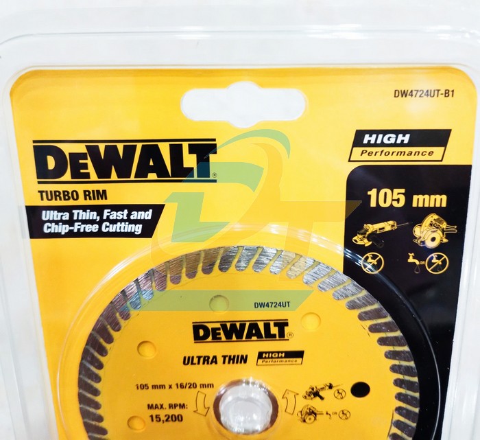 Lưỡi cắt kim cương 105x16/20mm Dewalt DW4724UT-B1  DEWALT | Gi&aacute; rẻ nhất - C&ocirc;ng Ty TNHH Thương Mại Dịch Vụ Đạt T&acirc;m