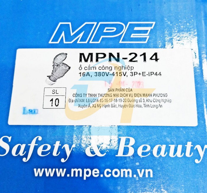 Ổ cắm di động c&oacute; kẹp giữ d&acirc;y 4P 16A MPE MPN-214  MPE | Gi&aacute; rẻ nhất - C&ocirc;ng Ty TNHH Thương Mại Dịch Vụ Đạt T&acirc;m