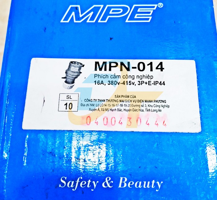 Ph&iacute;ch cắm di động c&oacute; kẹp giữ d&acirc;y 4P 16A MPE MPN-014  MPE | Gi&aacute; rẻ nhất - C&ocirc;ng Ty TNHH Thương Mại Dịch Vụ Đạt T&acirc;m