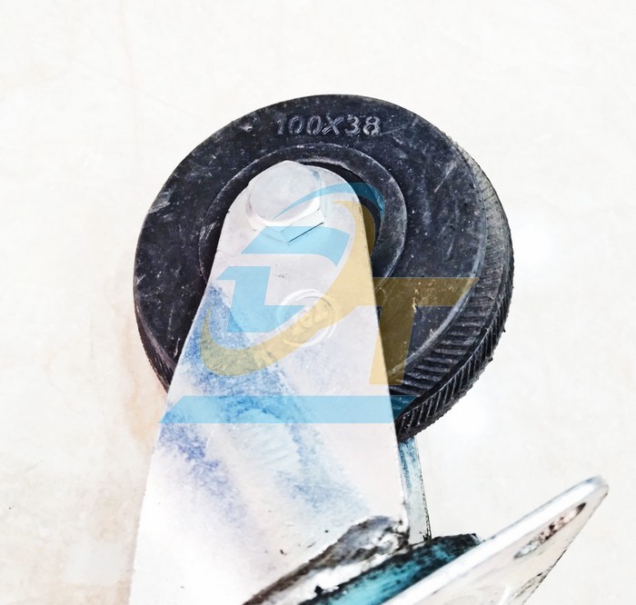 B&aacute;nh xe đẩy cao su 100x38 c&agrave;ng xoay  VietNam | Gi&aacute; rẻ nhất - C&ocirc;ng Ty TNHH Thương Mại Dịch Vụ Đạt T&acirc;m