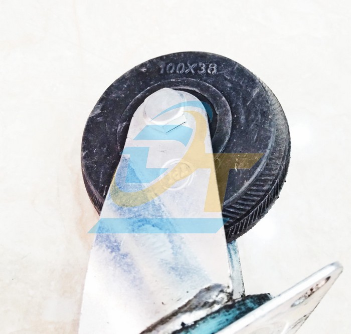 B&aacute;nh xe đẩy cao su 100x38 c&agrave;ng xoay  VietNam | Gi&aacute; rẻ nhất - C&ocirc;ng Ty TNHH Thương Mại Dịch Vụ Đạt T&acirc;m