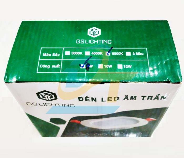 Đ&egrave;n led &acirc;m trần GS Lighting 8W 6500K GS-ATX8W GSLighting | Gi&aacute; rẻ nhất - C&ocirc;ng Ty TNHH Thương Mại Dịch Vụ Đạt T&acirc;m
