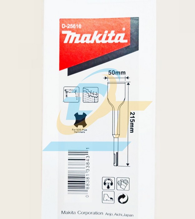 Mũi đục b&ecirc; t&ocirc;ng dẹp chu&ocirc;i g&agrave;i 50x215mm Makita D-25616  Makita | Gi&aacute; rẻ nhất - C&ocirc;ng Ty TNHH Thương Mại Dịch Vụ Đạt T&acirc;m