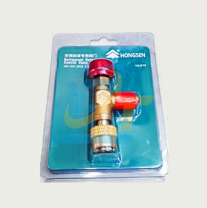 Van nạp gas R32/R410A (Out 1/4" - in 5/16") Hongsen HS-1221  HONGSEN | Gi&aacute; rẻ nhất - C&ocirc;ng Ty TNHH Thương Mại Dịch Vụ Đạt T&acirc;m