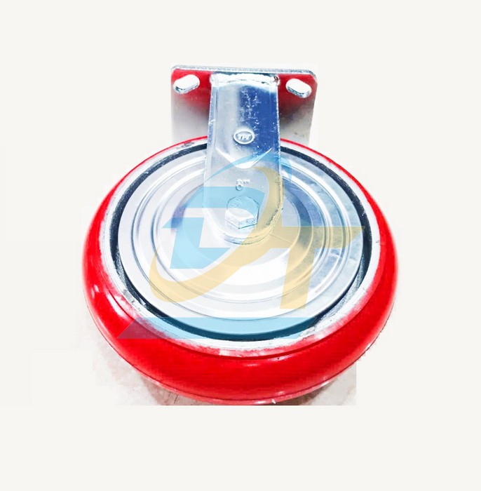 B&aacute;nh xe PU l&otilde;i gang ốp kim loại 200x48 cố định  VietNam | Gi&aacute; rẻ nhất - C&ocirc;ng Ty TNHH Thương Mại Dịch Vụ Đạt T&acirc;m