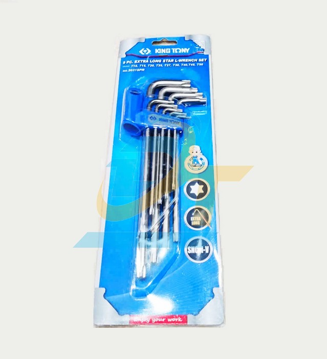Bộ lục gi&aacute;c sao 9 chi tiết T10-T50 Kingtony 20319PR 20319PR KingTony | Gi&aacute; rẻ nhất - C&ocirc;ng Ty TNHH Thương Mại Dịch Vụ Đạt T&acirc;m