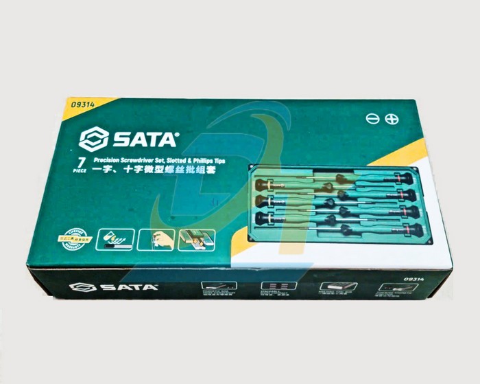Bộ tua v&iacute;t 7 chi tiết Sata 09314  SATA | Gi&aacute; rẻ nhất - C&ocirc;ng Ty TNHH Thương Mại Dịch Vụ Đạt T&acirc;m