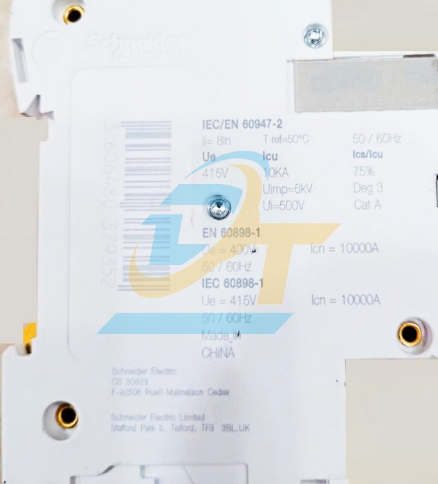 Cầu dao tự động MCB Acti9 2P 80A 10kA Schneider A9N18361 A9N18361 SCHNEIDER | Gi&aacute; rẻ nhất - C&ocirc;ng Ty TNHH Thương Mại Dịch Vụ Đạt T&acirc;m