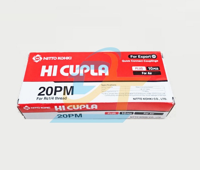 Khớp nối nhanh kh&iacute; n&eacute;n Cupla Nitto-Kohki 20PM 20PM NITTO-KOHKI | Gi&aacute; rẻ nhất - C&ocirc;ng Ty TNHH Thương Mại Dịch Vụ Đạt T&acirc;m