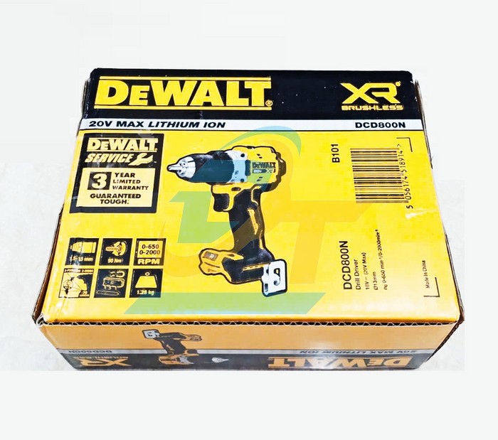 M&aacute;y khoan d&ugrave;ng pin 20V Dewalt DCD800 (Kh&ocirc;ng pin sạc)  DEWALT | Gi&aacute; rẻ nhất - C&ocirc;ng Ty TNHH Thương Mại Dịch Vụ Đạt T&acirc;m
