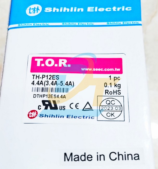 Relay nhiệt Shihlin TH-P12 E 4.4A (3.4A-5.4A) TH-P12 E 4.4A Shihlin | Gi&aacute; rẻ nhất - C&ocirc;ng Ty TNHH Thương Mại Dịch Vụ Đạt T&acirc;m