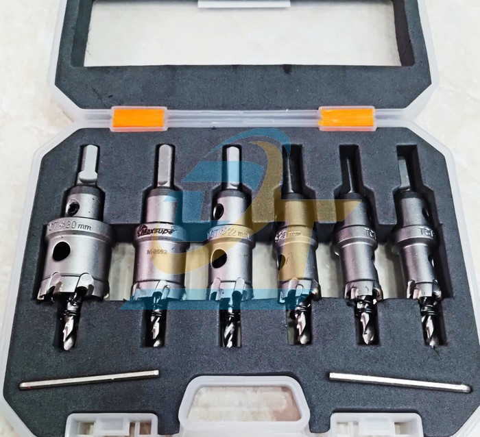 Bộ 6 mũi kho&eacute;t sắt Maxsupe 16-30mm  MAXSUPE | Gi&aacute; rẻ nhất - C&ocirc;ng Ty TNHH Thương Mại Dịch Vụ Đạt T&acirc;m