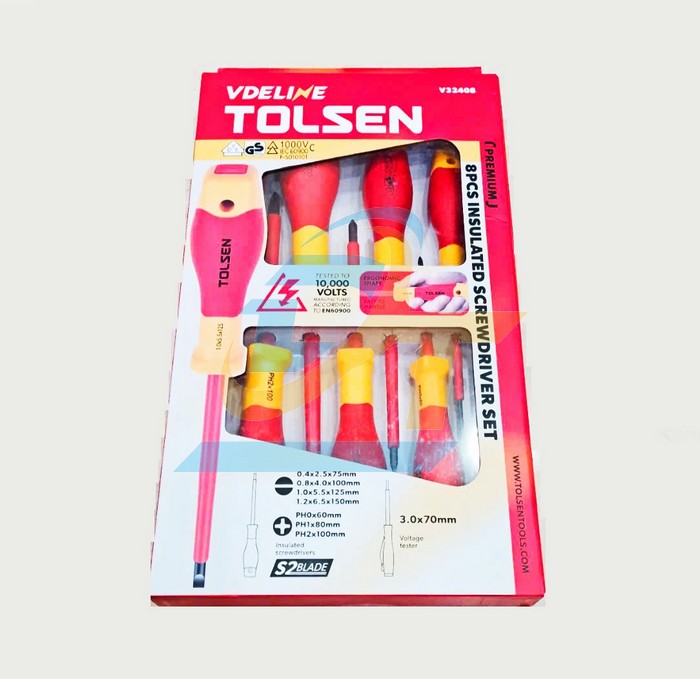 Bộ tua v&iacute;t c&aacute;ch điện 8 c&acirc;y 1000V Tolsen V32408  Tolsen | Gi&aacute; rẻ nhất - C&ocirc;ng Ty TNHH Thương Mại Dịch Vụ Đạt T&acirc;m