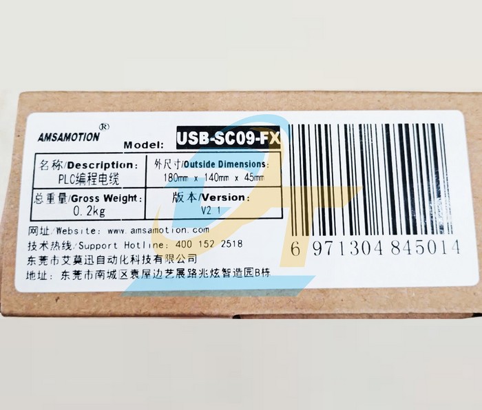 C&aacute;p lập tr&igrave;nh PLC Mitsubishi Amsamotion USB-SC09-FX  AMSAMOTION | Gi&aacute; rẻ nhất - C&ocirc;ng Ty TNHH Thương Mại Dịch Vụ Đạt T&acirc;m