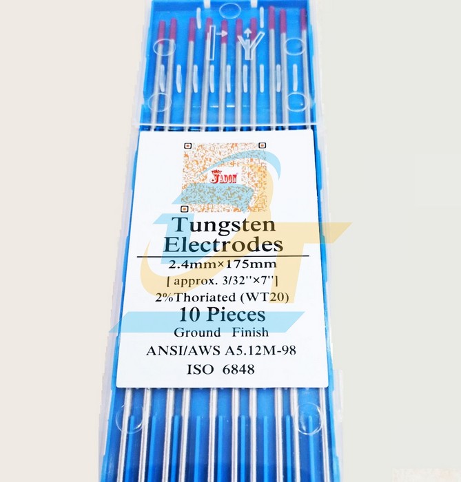 Điện cực h&agrave;n Tig (Sắt-inox) Tungsten Jadon 2.4x175mm  JADON | Gi&aacute; rẻ nhất - C&ocirc;ng Ty TNHH Thương Mại Dịch Vụ Đạt T&acirc;m