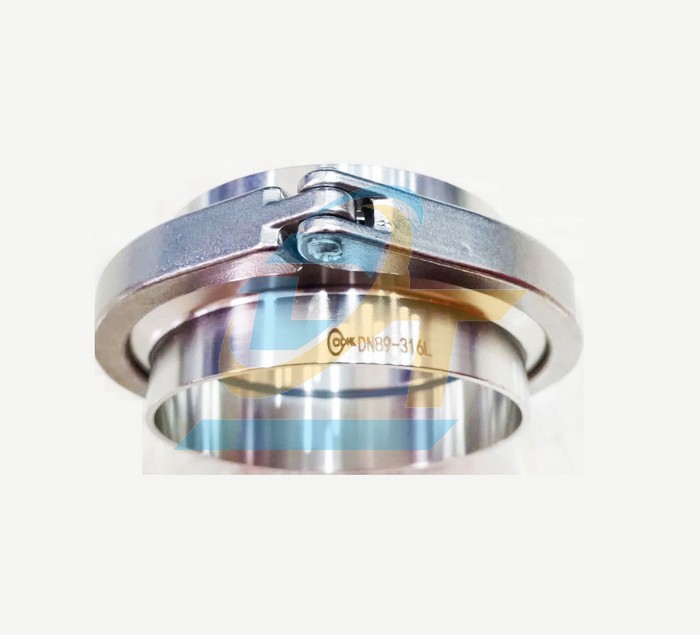 Khớp nối nhanh Clamp vi sinh inox 304 D89  VietNam | Gi&aacute; rẻ nhất - C&ocirc;ng Ty TNHH Thương Mại Dịch Vụ Đạt T&acirc;m