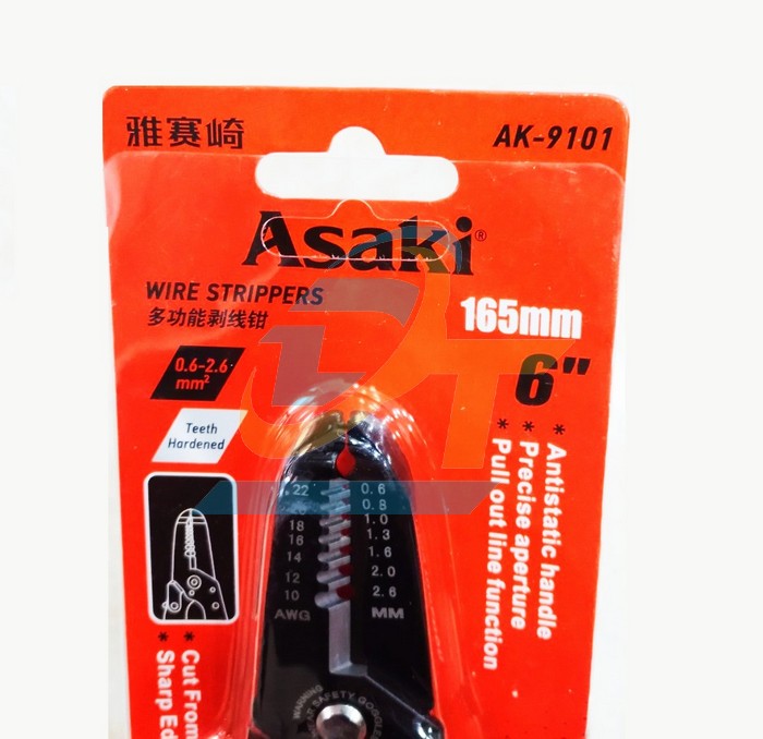 K&igrave;m tuốt d&acirc;y điện 6"/150mm Asaki AK-9101  Asaki | Gi&aacute; rẻ nhất - C&ocirc;ng Ty TNHH Thương Mại Dịch Vụ Đạt T&acirc;m