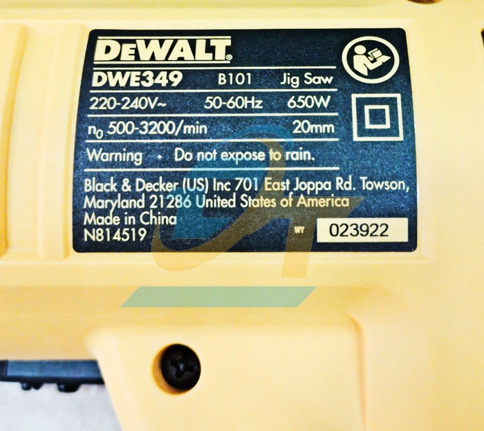 M&aacute;y cưa lọng cầm tay 650W Dewalt DWE349-B1  DEWALT | Gi&aacute; rẻ nhất - C&ocirc;ng Ty TNHH Thương Mại Dịch Vụ Đạt T&acirc;m
