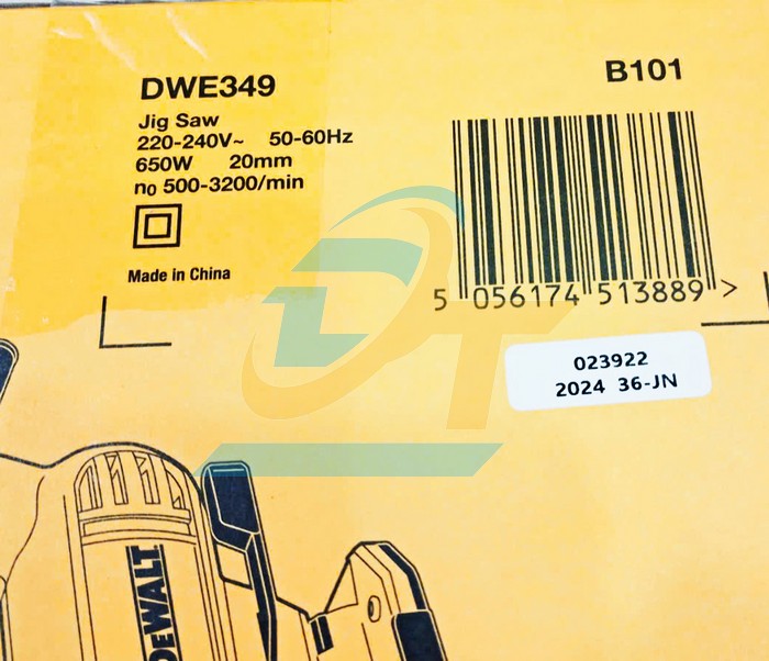 M&aacute;y cưa lọng cầm tay 650W Dewalt DWE349-B1  DEWALT | Gi&aacute; rẻ nhất - C&ocirc;ng Ty TNHH Thương Mại Dịch Vụ Đạt T&acirc;m