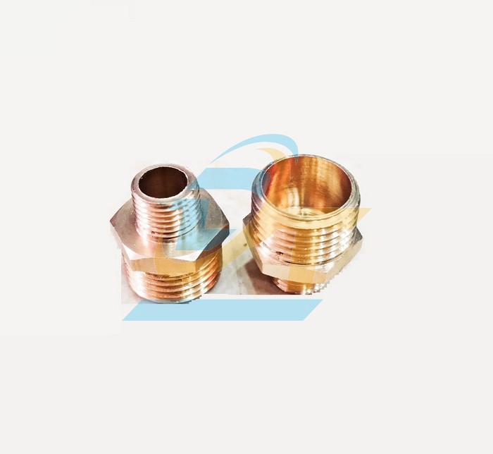 Nối 2 đầu ren ngo&agrave;i (K&eacute;p giảm) thau phi 21-13  VietNam | Gi&aacute; rẻ nhất - C&ocirc;ng Ty TNHH Thương Mại Dịch Vụ Đạt T&acirc;m