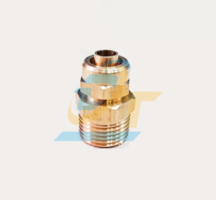 Nối thau siết ống hơi ren ngo&agrave;i 21 ống 12  VietNam | Gi&aacute; rẻ nhất - C&ocirc;ng Ty TNHH Thương Mại Dịch Vụ Đạt T&acirc;m