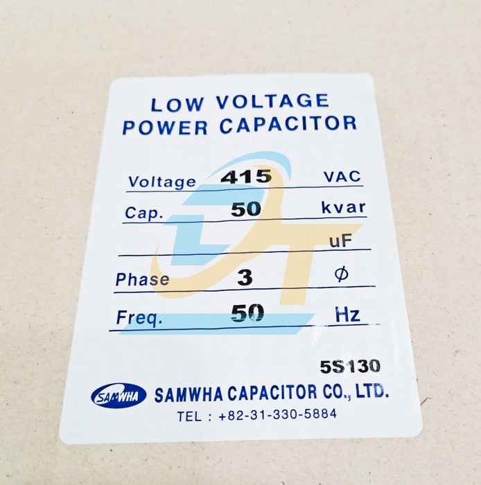 Tụ b&ugrave; (Tụ dầu) 3P Samwha 415V 50Hz 50kvar  SAMHWA | Gi&aacute; rẻ nhất - C&ocirc;ng Ty TNHH Thương Mại Dịch Vụ Đạt T&acirc;m