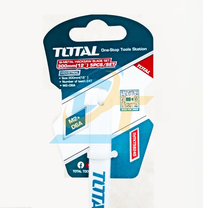 Bộ 5 lưỡi cưa sắt hợp kim 24 răng 12"/300mm Total THTKT58245 THTKT58245 Total | Gi&aacute; rẻ nhất - C&ocirc;ng Ty TNHH Thương Mại Dịch Vụ Đạt T&acirc;m