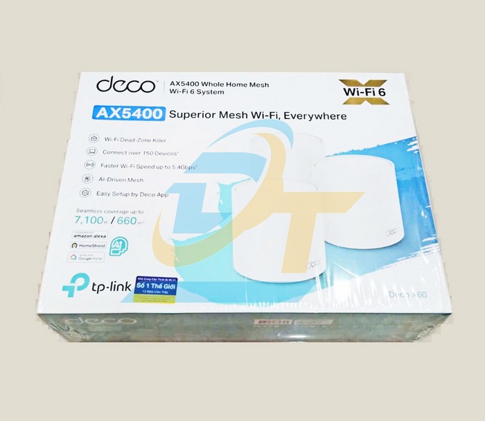 Bộ ph&aacute;t Wifi 6 Mesh Deco X60 (3-pack) TP-Link AX5400  TP-Link | Gi&aacute; rẻ nhất - C&ocirc;ng Ty TNHH Thương Mại Dịch Vụ Đạt T&acirc;m