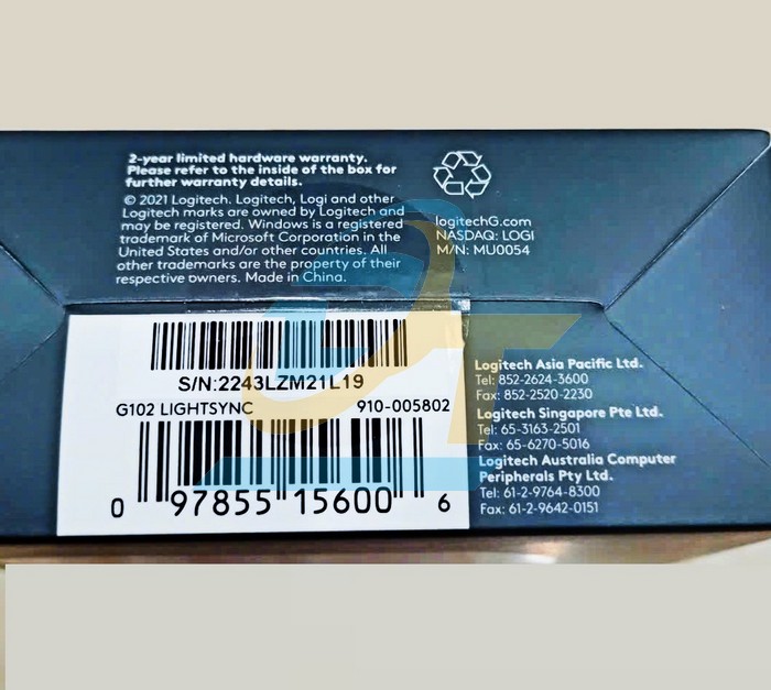 Chuột Gaming c&oacute; d&acirc;y Logitech G102 LightSync  LOGITECH | Gi&aacute; rẻ nhất - C&ocirc;ng Ty TNHH Thương Mại Dịch Vụ Đạt T&acirc;m