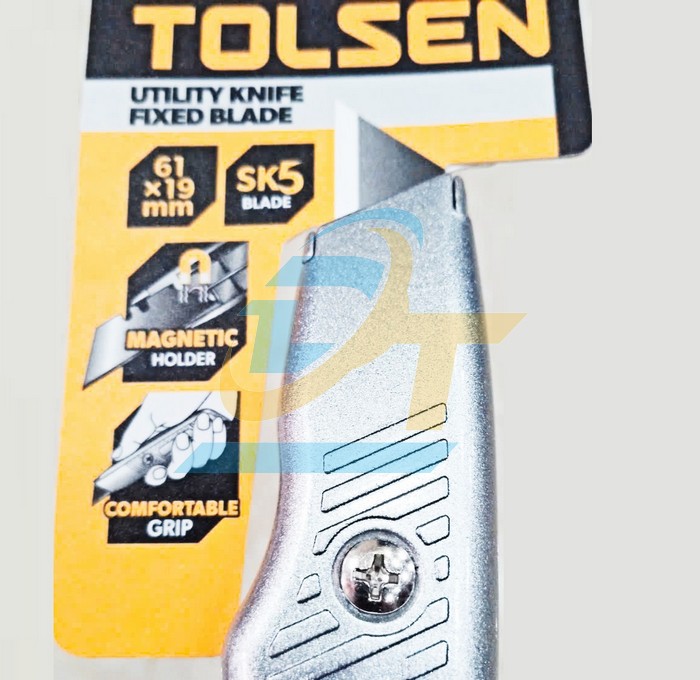 Dao rọc giấy lưỡi liền c&aacute;n nh&ocirc;m 61x19mm Tolsen 30108  Tolsen | Gi&aacute; rẻ nhất - C&ocirc;ng Ty TNHH Thương Mại Dịch Vụ Đạt T&acirc;m