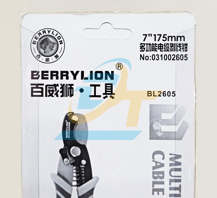 K&igrave;m tuốt d&acirc;y điện đa năng 7"/175mm Berrylion 031002605  Berrylion | Gi&aacute; rẻ nhất - C&ocirc;ng Ty TNHH Thương Mại Dịch Vụ Đạt T&acirc;m