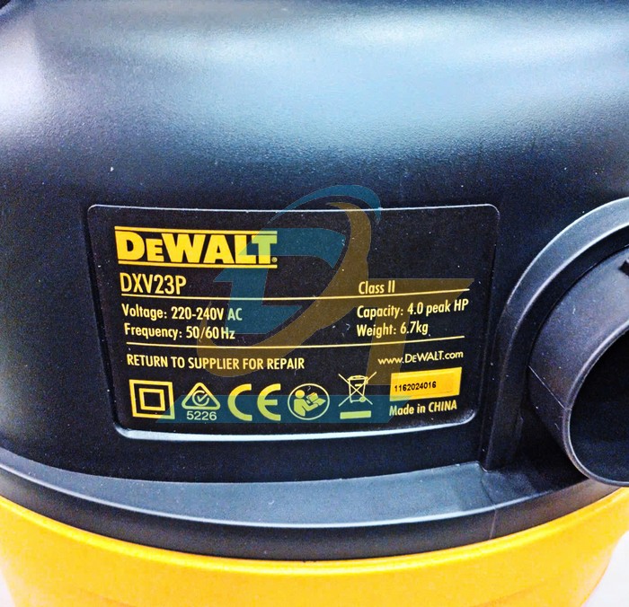 M&aacute;y h&uacute;t bụi 3 chức năng ướt/kh&ocirc;/thổi 23L Dewalt DXV23P  DEWALT | Gi&aacute; rẻ nhất - C&ocirc;ng Ty TNHH Thương Mại Dịch Vụ Đạt T&acirc;m