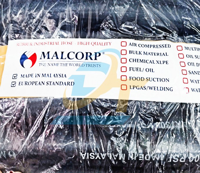 Ống cao su lưu h&oacute;a 1 lớp bố 20bar MALCORP 3/4"x29mmx1B (Cuộn 100m)  MALCORP | Gi&aacute; rẻ nhất - C&ocirc;ng Ty TNHH Thương Mại Dịch Vụ Đạt T&acirc;m