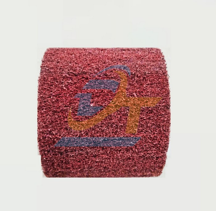 Nỉ trụ (Quả l&ocirc; nỉ) đỏ đ&aacute;nh b&oacute;ng inox 120x100mm P120  China | Gi&aacute; rẻ nhất - C&ocirc;ng Ty TNHH Thương Mại Dịch Vụ Đạt T&acirc;m