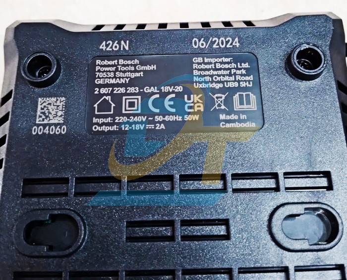 Sạc nhanh 12-18V Bosch GAL 18V-20  Bosch | Gi&aacute; rẻ nhất - C&ocirc;ng Ty TNHH Thương Mại Dịch Vụ Đạt T&acirc;m