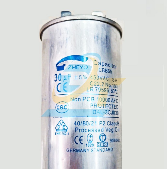 Tụ nh&ocirc;m CBB65 450V 30uF  China | Gi&aacute; rẻ nhất - C&ocirc;ng Ty TNHH Thương Mại Dịch Vụ Đạt T&acirc;m