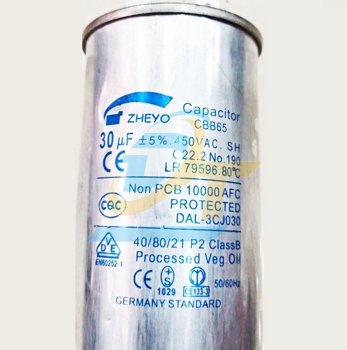 Tụ nh&ocirc;m CBB65 450V 30uF  China | Gi&aacute; rẻ nhất - C&ocirc;ng Ty TNHH Thương Mại Dịch Vụ Đạt T&acirc;m